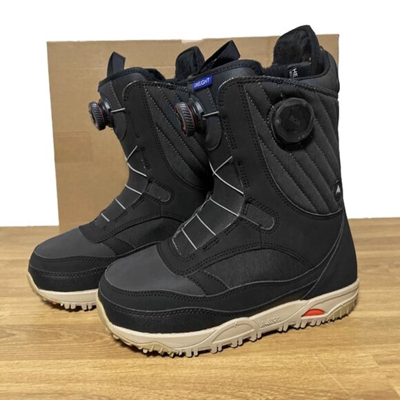 BK.jpg NEW in the Box $330 Burton Limelight Wide Boa Snowboard Boots!  Size 10  Black